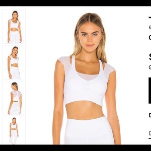 NWT Alo Joyful White Bra